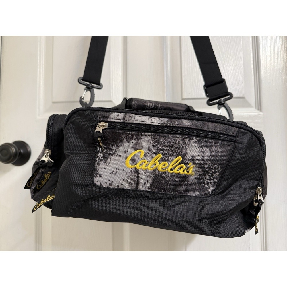 Cabela's Gear Bag Balck Camo Hunting Fishing Catch-All Outdoor Organizer